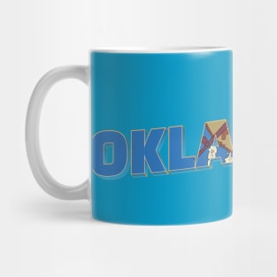 Oklahoma vintage style retro souvenir Mug